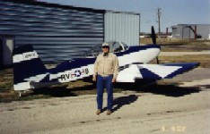 Col. Stu McCurdy (Falcon) and his RV-8.